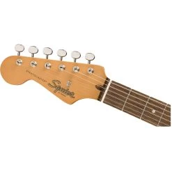 Squier By Fender Classic Vibe '60s Stratocaster Left-Handed Guitar, Laurel Fingerboard, 3-Color Sunburst -Musical Instrument Shop fen sq cv60 sl 3ts 5