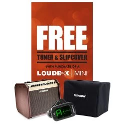 Fishman Loudbox Mini Bluetooth Acoustic Guitar Combo Amplifier W/ Cover And Tuner -Musical Instrument Shop fsh pro lbt 500 se