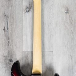 G&L Fullerton Deluxe Legacy Left-Handed Guitar, Maple Fretboard, 3-Tone Sunburst -Musical Instrument Shop gl fdlgy 3ts mp lh 7