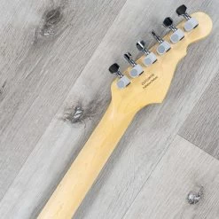 G&L Fullerton Deluxe Legacy Left-Handed Guitar, Maple Fretboard, 3-Tone Sunburst -Musical Instrument Shop gl fdlgy 3ts mp lh 9