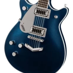 Gretsch G5232LH Electromatic Double Jet FT Left-Handed Guitar W/ V-Stoptail, Laurel Fretboard, Midnight Sapphire -Musical Instrument Shop gretsch 2518220533 4