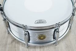 Gretsch 135th Anniversary Aluminum Snare Drum With Carry Bag - 5"x14" (S/N: A135-1041) -Musical Instrument Shop gretsch g4160 a135 1 2