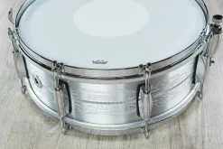 Gretsch 135th Anniversary Aluminum Snare Drum With Carry Bag - 5"x14" (S/N: A135-1041) -Musical Instrument Shop gretsch g4160 a135 1 3