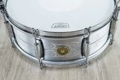 Gretsch 135th Anniversary Aluminum Snare Drum With Carry Bag - 5"x14" (S/N: A135-1042) 15 Gretsch 135th Anniversary Aluminum Snare Drum With Carry Bag - 5"x14" (S/N: A135-1042) -Musical Instrument Shop gretsch g4160 a135 2 3