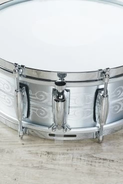 Gretsch 135th Anniversary Aluminum Snare Drum With Carry Bag - 5"x14" (S/N: A135-1043) 18 Gretsch 135th Anniversary Aluminum Snare Drum With Carry Bag - 5"x14" (S/N: A135-1043) -Musical Instrument Shop gretsch g4160 a135 3 5