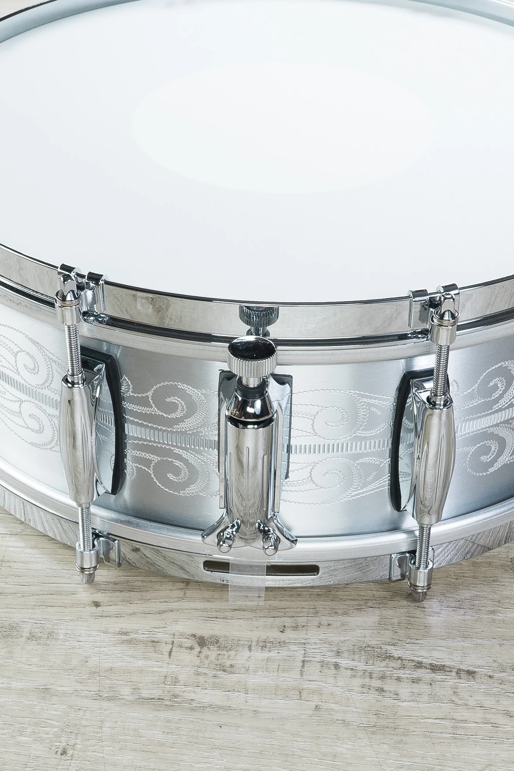 Gretsch 135th Anniversary Aluminum Snare Drum With Carry Bag - 5"x14" (S/N: A135-1043) 10 Gretsch 135th Anniversary Aluminum Snare Drum With Carry Bag - 5"x14" (S/N: A135-1043) - Image 8