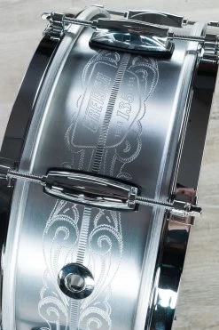 Gretsch 135th Anniversary Aluminum Snare Drum With Carry Bag - 5"x14" (S/N: A135-1043) 16 Gretsch 135th Anniversary Aluminum Snare Drum With Carry Bag - 5"x14" (S/N: A135-1043) -Musical Instrument Shop gretsch g4160 a135 3 6