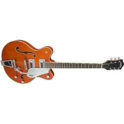 Gretsch G5422T Electromatic Hollowbody Double-Cut, Bigsby - Orange Stain -Musical Instrument Shop gretsch g5422t orgs 2