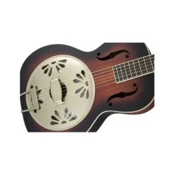 Gretsch G9240 Alligator Round-Neck, Mahogany Body Biscuit Cone Resonator Acoustic Guitar - 2-Color Sunburst -Musical Instrument Shop gretsch g9240 ab 5 copy