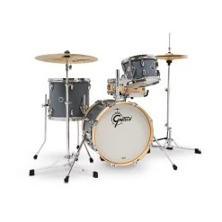 Gretsch Drums Brooklyn Micro Kit Drum Set, 4pc, Maple/Poplar, Satin Grey
