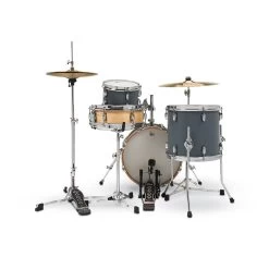Gretsch Drums Brooklyn Micro Kit Drum Set, 4pc, Maple/Poplar, Satin Grey -Musical Instrument Shop gretsch gb m264 sg kit 3