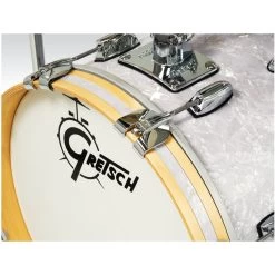 Gretsch Drums Brooklyn Series Micro Drum Set 4pc Kit, White Marine Nitron 11 Gretsch Drums Brooklyn Series Micro Drum Set 4pc Kit, White Marine Nitron -Musical Instrument Shop gretsch gb m264 wm kit 4