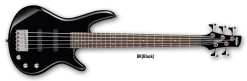 Ibanez GSRM25BK MiKro Series Short-Scale Compact Student Electric 5-String Bass Guitar Black Finish