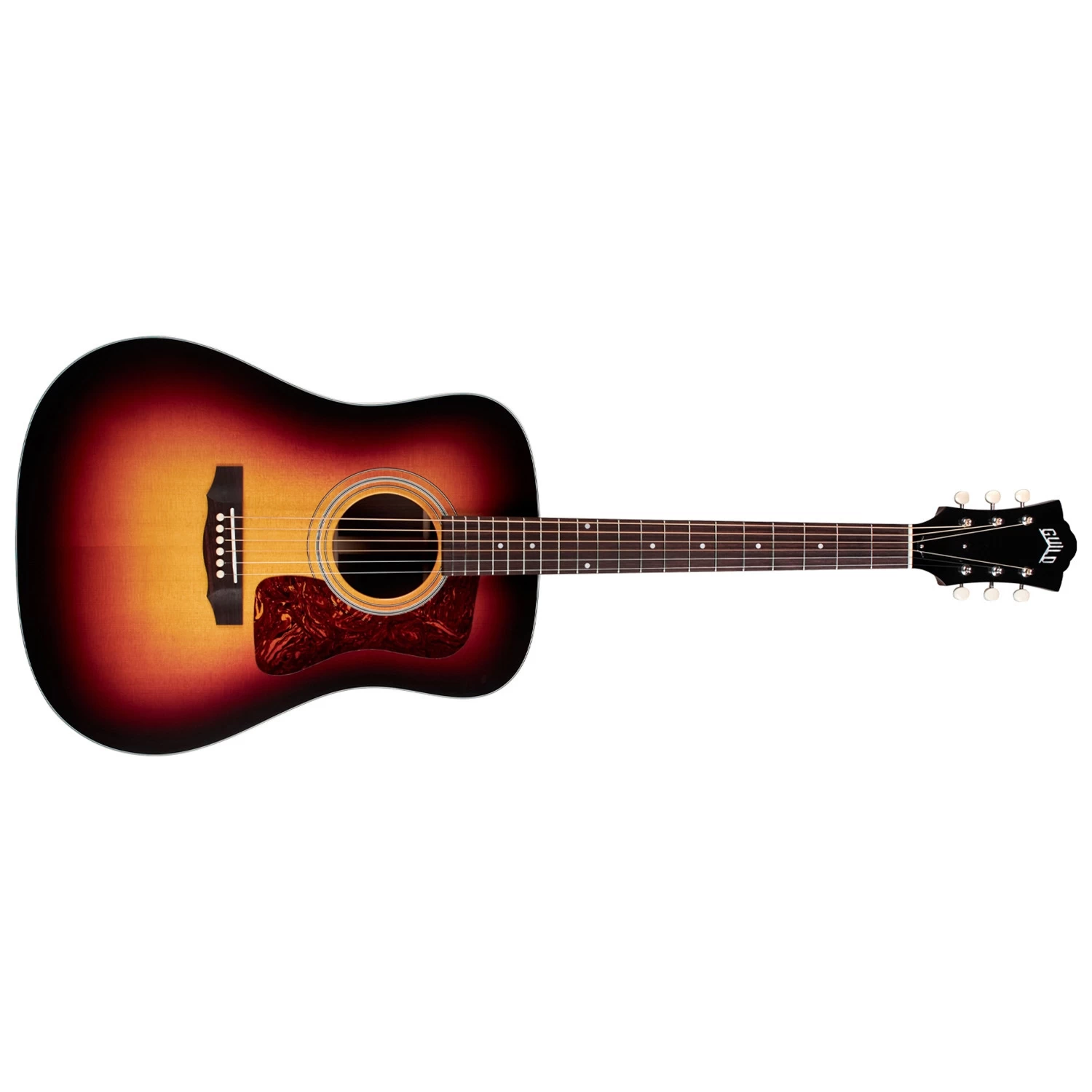 Guild D-50 Standard Dreadnought Acoustic Guitar, Rosewood Fretboard, Antique Burst 4 Guild D-50 Standard Dreadnought Acoustic Guitar, Rosewood Fretboard, Antique Burst - Image 2