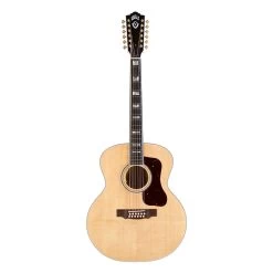 Guild F-512E 12-String Acoustic Electric Guitar, LR Baggs Pickup, Natural