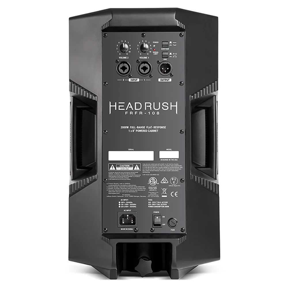 HeadRush FRFR-108 2000-watt 1x8'' Powered Portable Guitar Cabinet 4 HeadRush FRFR-108 2000-watt 1x8'' Powered Portable Guitar Cabinet - Image 2