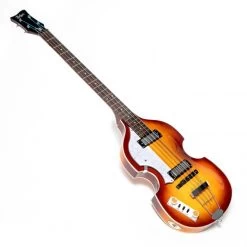 Hofner Violin Bass, Left-Handed, Thermo Modified Jatoba Fretboard, Ignition Sunburst -Musical Instrument Shop hof hi bb pe l sb 3