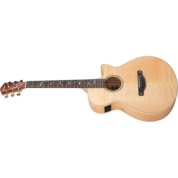 Ibanez AEG750 Acoustic Electric Guitar, All Flame Maple Body W/ Ebony Fretboard 4 Ibanez AEG750 Acoustic Electric Guitar, All Flame Maple Body W/ Ebony Fretboard - Image 2