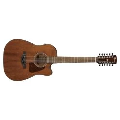 Ibanez AW5412CE Artwood 12-String Acoustic Electric Guitar, Solid Okoume Top