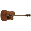 Ibanez AW5412CE Artwood 12-String Acoustic Electric Guitar, Ovangkol Fretboard, Solid Okoume Top -Musical Instrument Shop ibz aw5412ceopn 1