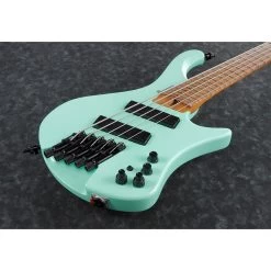 Ibanez EHB1005MSSFM EHB Ergonomic Headless 5-String Multi-Scale Bass Guitar, Roasted Birdseye Maple Fretboard, Sea Foam Green Matte -Musical Instrument Shop ibz ehb1005mssfm 2
