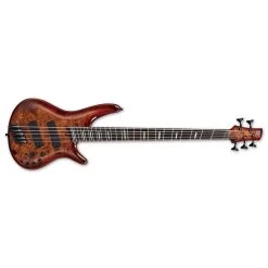 Ibanez SRMS805 BTT Bass Workshop 5-String Multi-Scale Electric Bass - Brown Topaz Burst