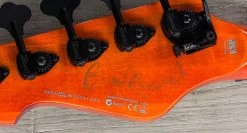 ESP LTD BB-1005 Fretless 5-String Bass Autographed By Bunny Brunel, Burnt Orange, Aguilar Electronics, Ebony Board -Musical Instrument Shop img 0010