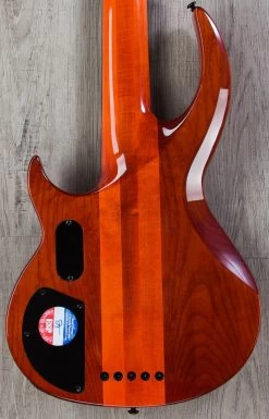 ESP LTD BB-1005 Fretless 5-String Bass Autographed By Bunny Brunel, Burnt Orange, Aguilar Electronics, Ebony Board -Musical Instrument Shop img 0012 1