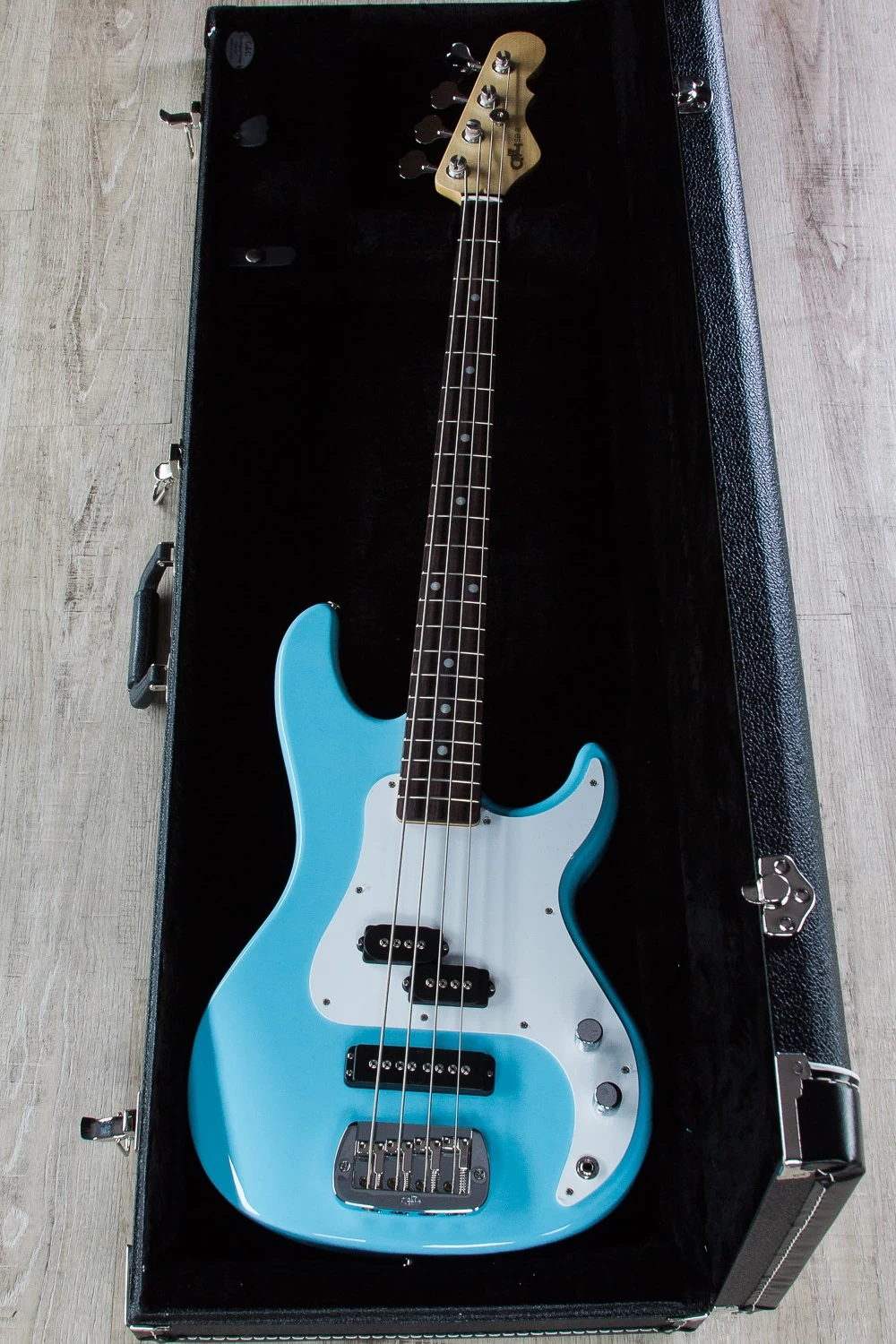 G&L USA SB-2 Bass, Himalayan Blue, Rosewood Fretboard, 1.5" Nut Width, MFD Pickups 10 G&L USA SB-2 Bass, Himalayan Blue, Rosewood Fretboard, 1.5" Nut Width, MFD Pickups - Image 8