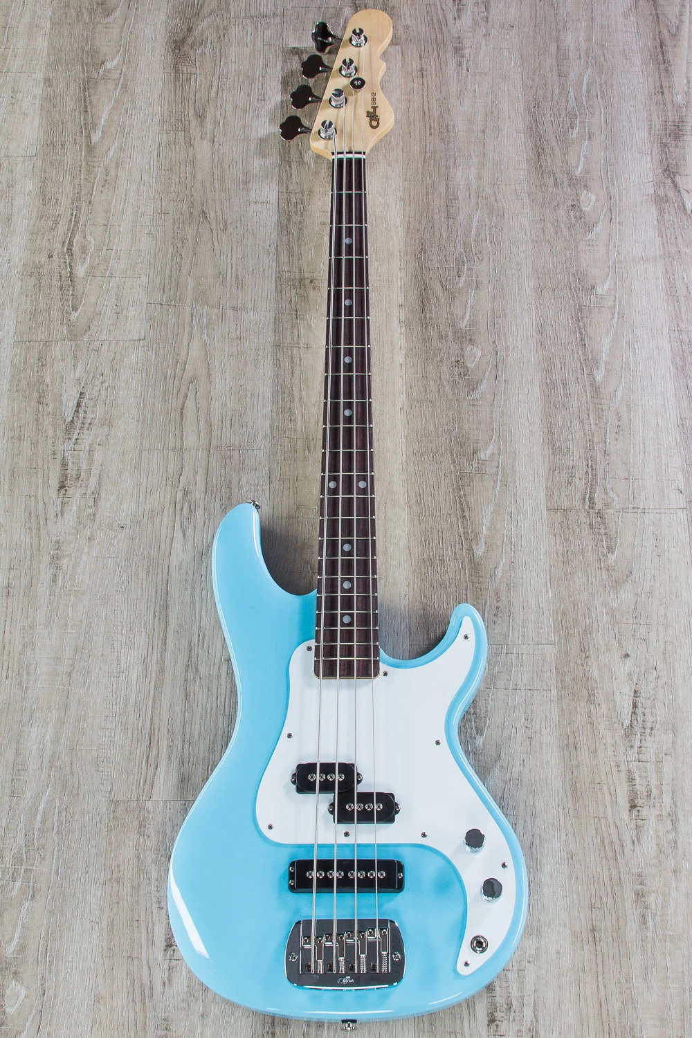 G&L USA SB-2 Bass, Himalayan Blue, Rosewood Fretboard, 1.5" Nut Width, MFD Pickups 5 G&L USA SB-2 Bass, Himalayan Blue, Rosewood Fretboard, 1.5" Nut Width, MFD Pickups - Image 3