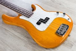 G&L USA LB-100 Bass, Honeyburst, Rosewood Board, Medium C Neck, 9.5" Radius, Satin Neck Finish -Musical Instrument Shop img 0200