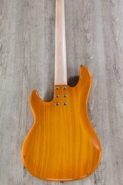 G&L USA LB-100 Bass, Honeyburst, Rosewood Board, Medium C Neck, 9.5" Radius, Satin Neck Finish -Musical Instrument Shop img 0203