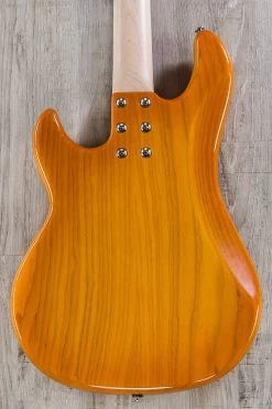 G&L USA LB-100 Bass, Honeyburst, Rosewood Board, Medium C Neck, 9.5" Radius, Satin Neck Finish -Musical Instrument Shop img 0204