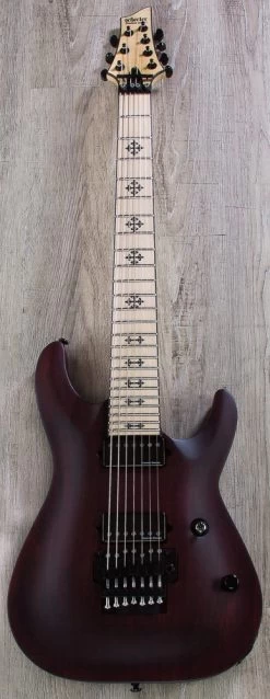Schecter JL-7 FR Jeff Loomis Signature 7-String Guitar, Vampyre Red Satin -Musical Instrument Shop img 0776 2