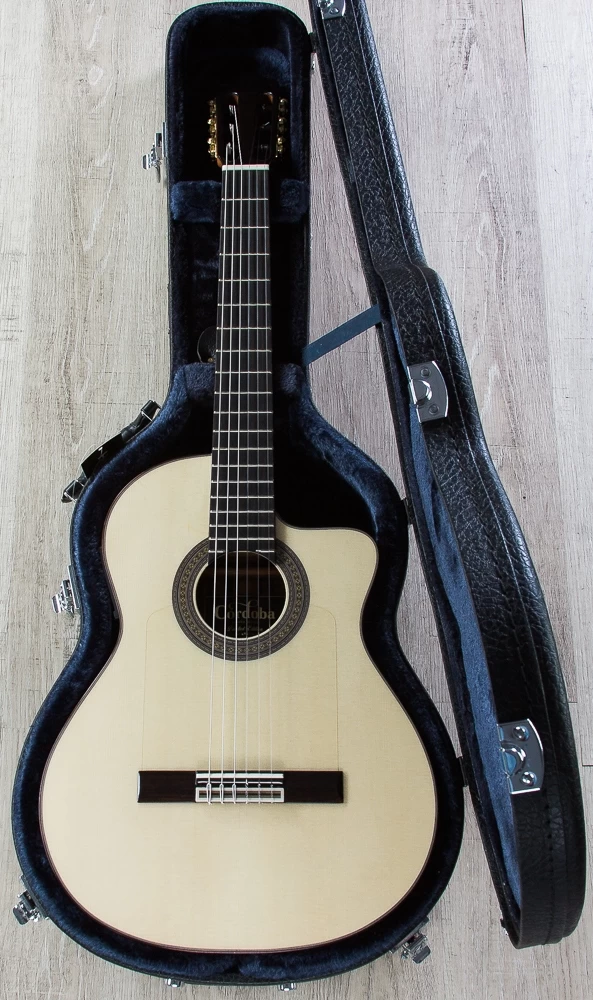 Cordoba 55FCE Negra Limited Flamenco Acoustic-Electric Guitar, Macassar Ebony Back And Sides, Fishman Electronics 14 Cordoba 55FCE Negra Limited Flamenco Acoustic-Electric Guitar, Macassar Ebony Back And Sides, Fishman Electronics - Image 12