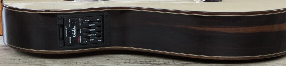 Cordoba 55FCE Negra Limited Flamenco Acoustic-Electric Guitar, Macassar Ebony Back And Sides, Fishman Electronics 9 Cordoba 55FCE Negra Limited Flamenco Acoustic-Electric Guitar, Macassar Ebony Back And Sides, Fishman Electronics - Image 7