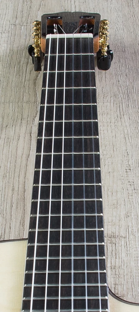 Cordoba 55FCE Negra Limited Flamenco Acoustic-Electric Guitar, Macassar Ebony Back And Sides, Fishman Electronics 12 Cordoba 55FCE Negra Limited Flamenco Acoustic-Electric Guitar, Macassar Ebony Back And Sides, Fishman Electronics - Image 10