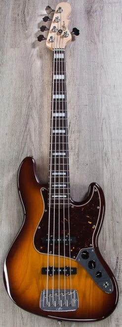 G&L USA JB-5 5-String Bass, Old School Tobacco Sunburst, Rosewood Board W/ Block Inlays 16 G&L USA JB-5 5-String Bass, Old School Tobacco Sunburst, Rosewood Board W/ Block Inlays -Musical Instrument Shop img 1072