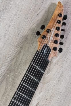 Legator Ninja R 300-PRO Fanned Fret 8-String Electric Guitar, Ebony Fingerboard - Natural Satin Burl -Musical Instrument Shop img 1174 2