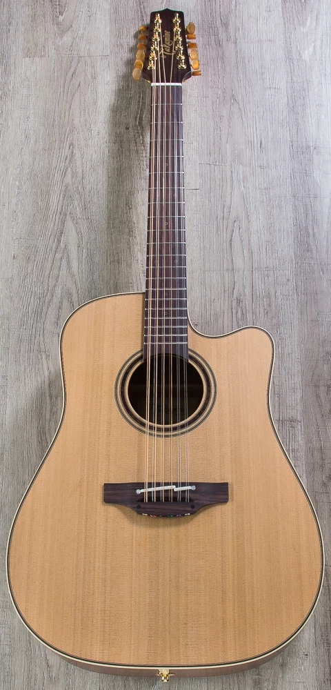 Takamine P3DC12 12-String Dreadnought Acoustic-Electric Guitar Natural With Case 4 Takamine P3DC12 12-String Dreadnought Acoustic-Electric Guitar Natural With Case - Image 2