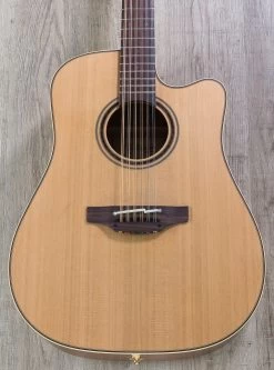 Takamine P3DC12 12-String Dreadnought Acoustic-Electric Guitar Natural With Case