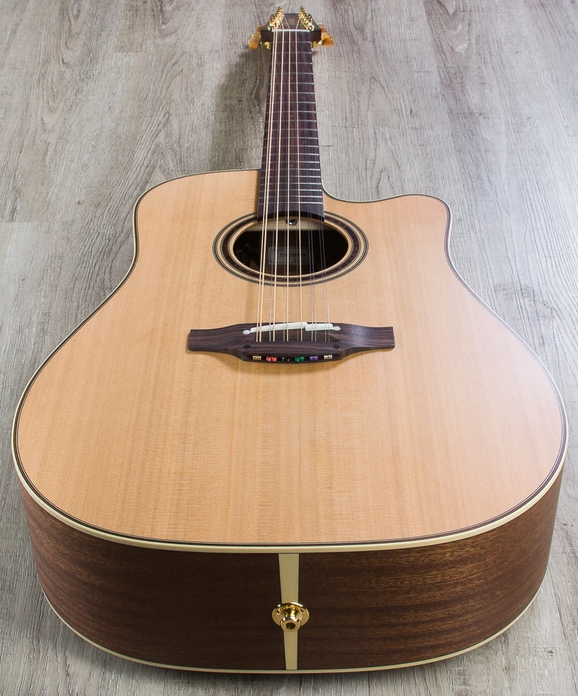 Takamine P3DC12 12-String Dreadnought Acoustic-Electric Guitar Natural With Case 5 Takamine P3DC12 12-String Dreadnought Acoustic-Electric Guitar Natural With Case - Image 3