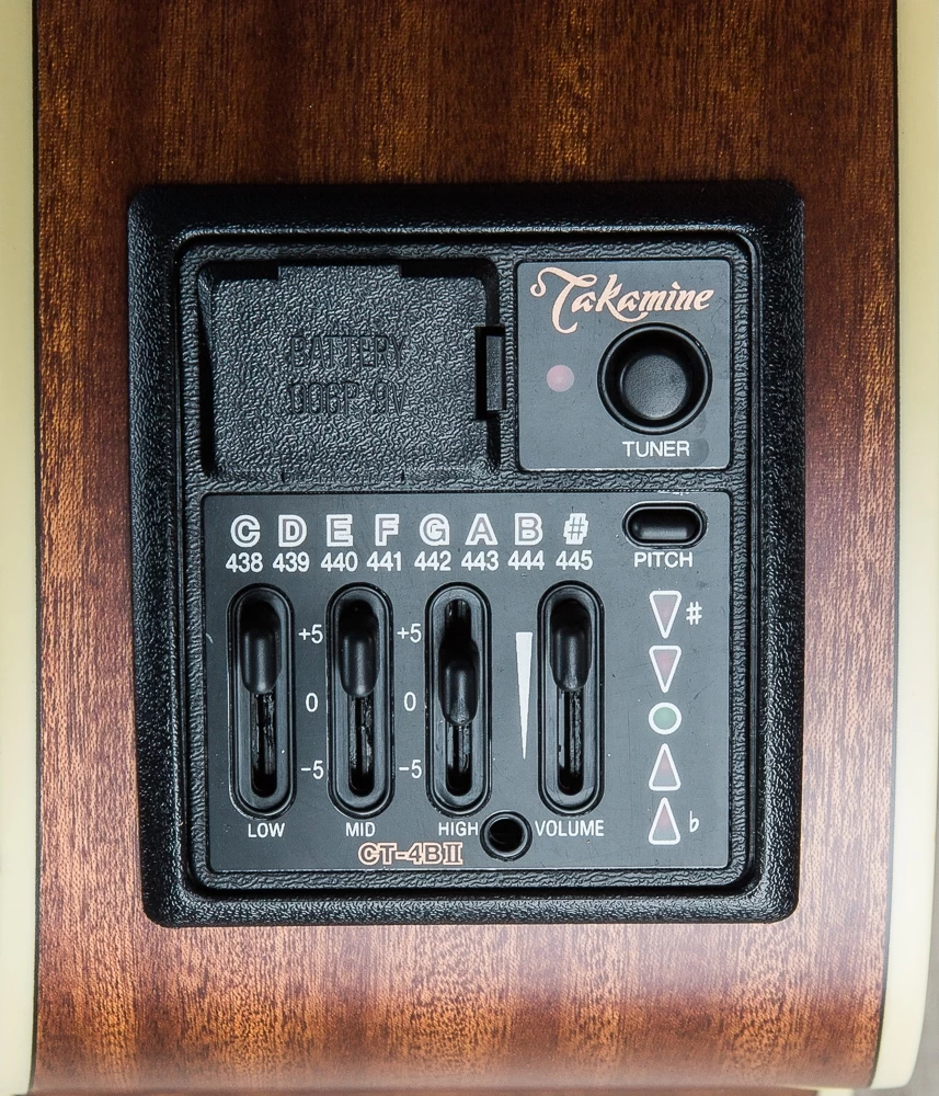 Takamine P3DC12 12-String Dreadnought Acoustic-Electric Guitar Natural With Case 11 Takamine P3DC12 12-String Dreadnought Acoustic-Electric Guitar Natural With Case - Image 9