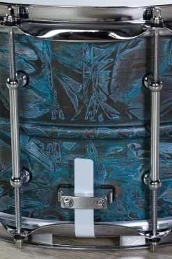 Pork Pie Percussion Patina Brass Snare Drum, Patina Finish (8 X 14") -Musical Instrument Shop img 1918 2