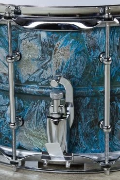 Pork Pie Percussion Patina Brass Snare Drum, Patina Finish (8 X 14") -Musical Instrument Shop img 1919 2