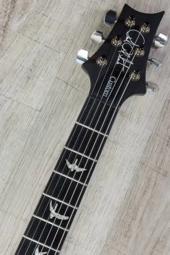 2017 PRS Paul Reed Smith Custom 24 10-Top Left-Handed Guitar, Charcoal Burst, Stained Flame Maple Neck, Ebony Fretboard - 247391 -Musical Instrument Shop img 2042 1