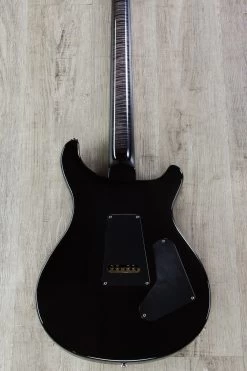 2017 PRS Paul Reed Smith Custom 24 10-Top Left-Handed Guitar, Charcoal Burst, Stained Flame Maple Neck, Ebony Fretboard - 247391 -Musical Instrument Shop img 2044 2