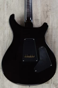 2017 PRS Paul Reed Smith Custom 24 10-Top Left-Handed Guitar, Charcoal Burst, Stained Flame Maple Neck, Ebony Fretboard - 247391 -Musical Instrument Shop img 2045 2
