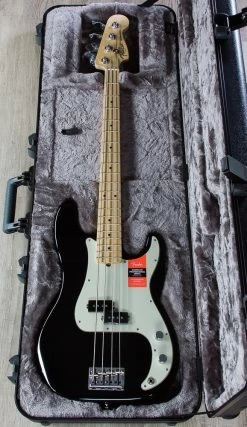Fender American Professional Precision Bass, Black, Maple Board - 0193612706 -Musical Instrument Shop img 2103