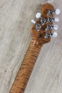 Ernie Ball Music Man Luke III BFR HH Guitar, Flame Maple Reserve Top, Blueberry Burst, Flame Maple Neck 21 Ernie Ball Music Man Luke III BFR HH Guitar, Flame Maple Reserve Top, Blueberry Burst, Flame Maple Neck -Musical Instrument Shop img 3763 2